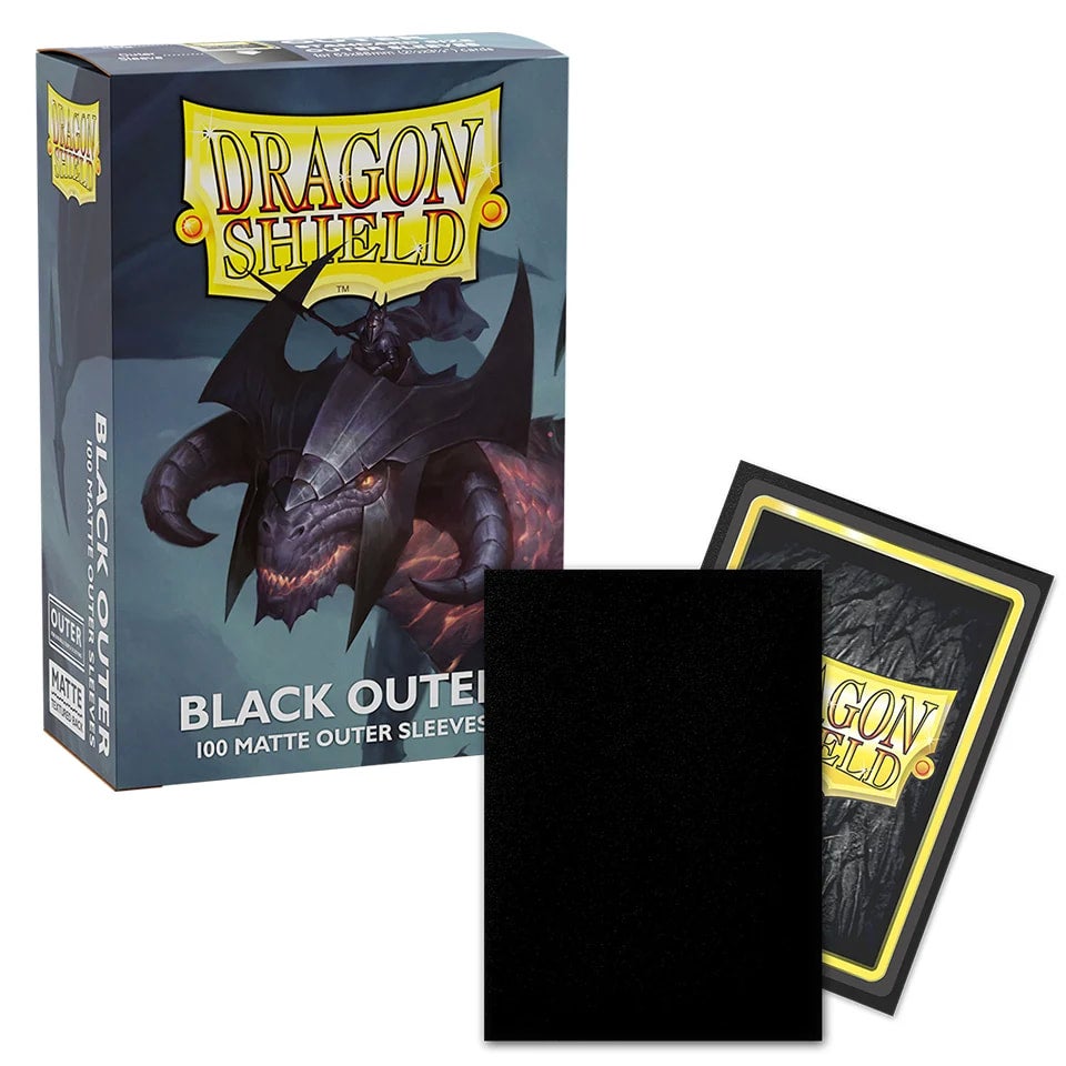 PRO-Matte Standard Card Sleeves: Black (100) main image 0